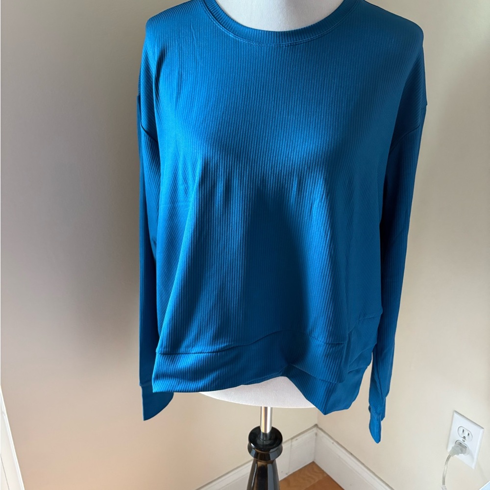 Danskin Ribbed Long-Sleeve Women's Top